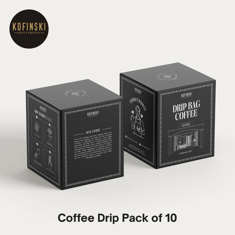 

Coffee Drip Pack of 10 (Old School Blend)