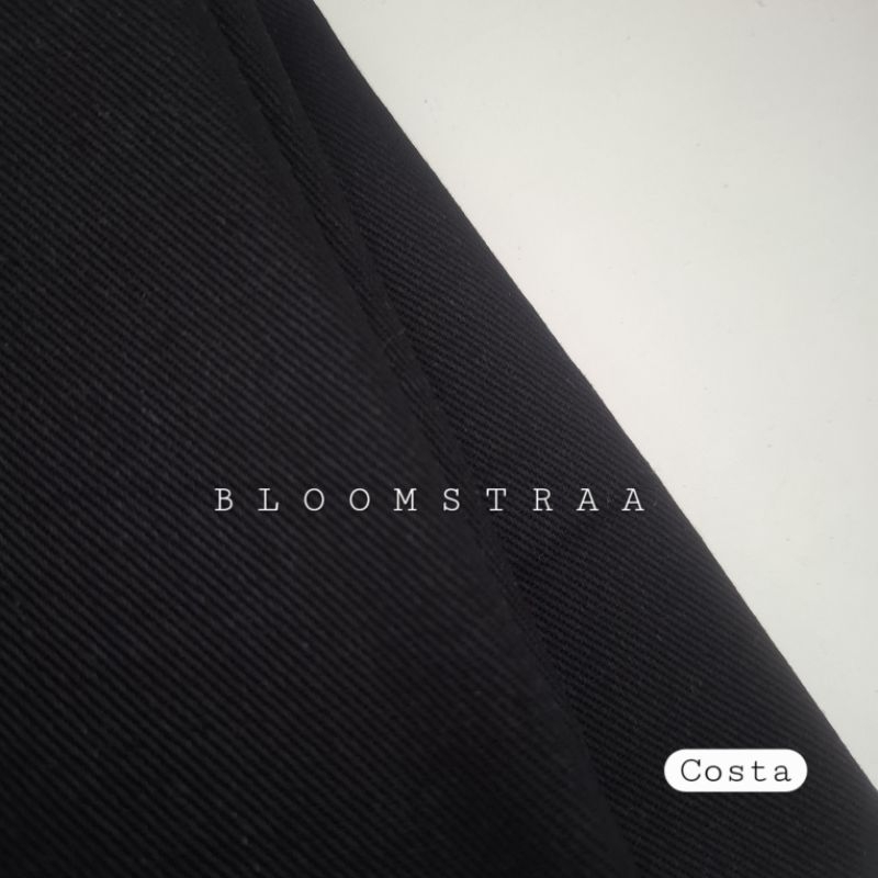 Bahan Kanvas Twill Costa Canvas Fabric Cotton Kain Kanvas Polos