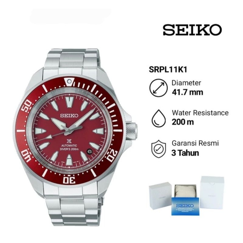 Seiko Prospex SRPL11K1 Automatic Drivers 200M Jam Tangan Pria Original
