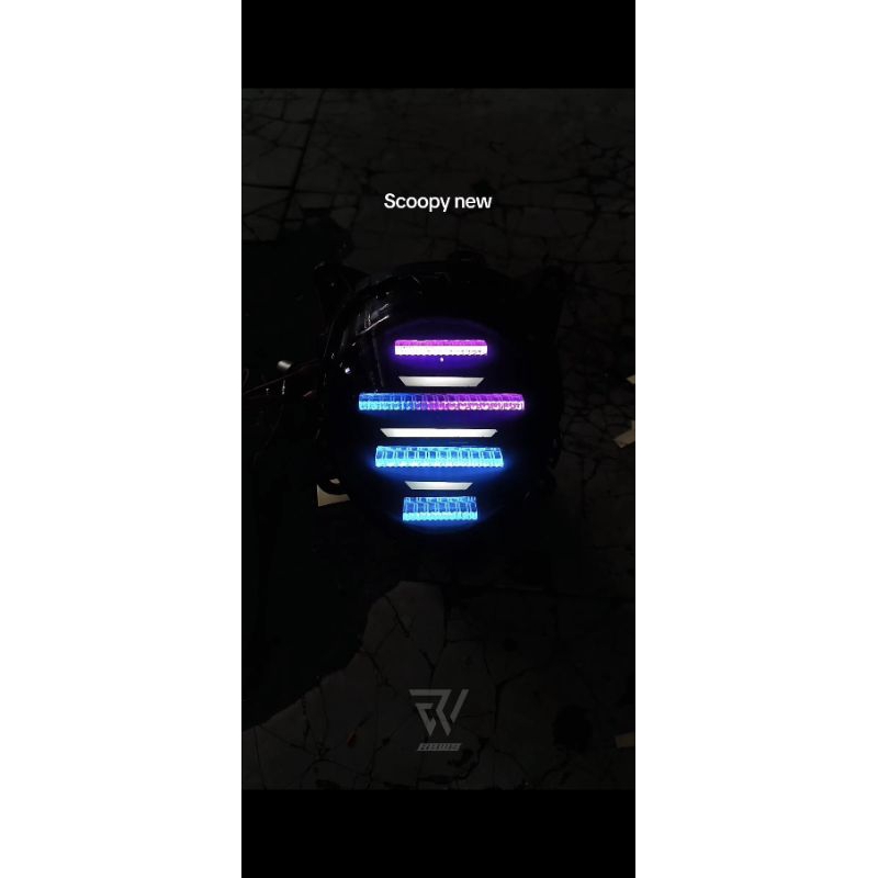 Stoplamp Slimframe Scoopy New 2021