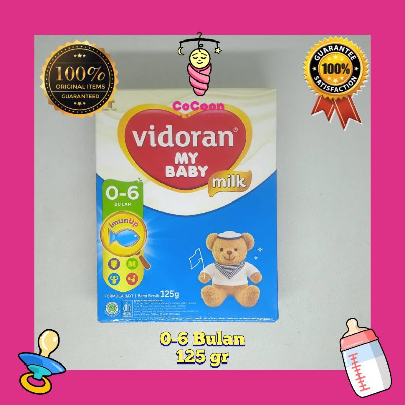 Susu Formula Bayi Vidoran Baby 0 6 Bulan 125 gr