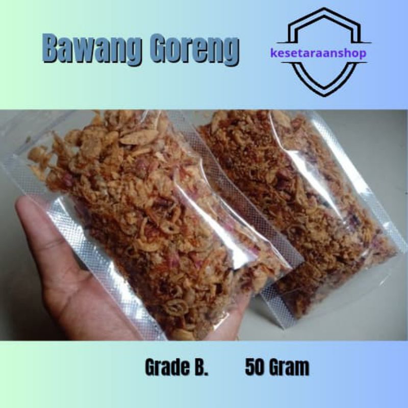

bawang goreng kemasan ekonomis grade B