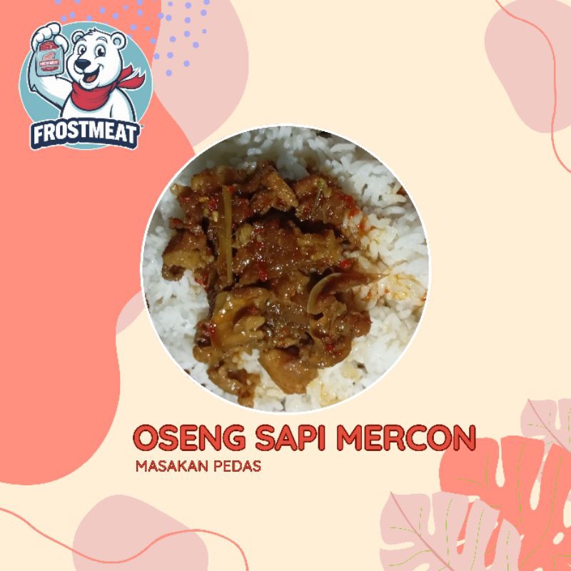 

Oseng Oseng Sapi Mercon 250 gram