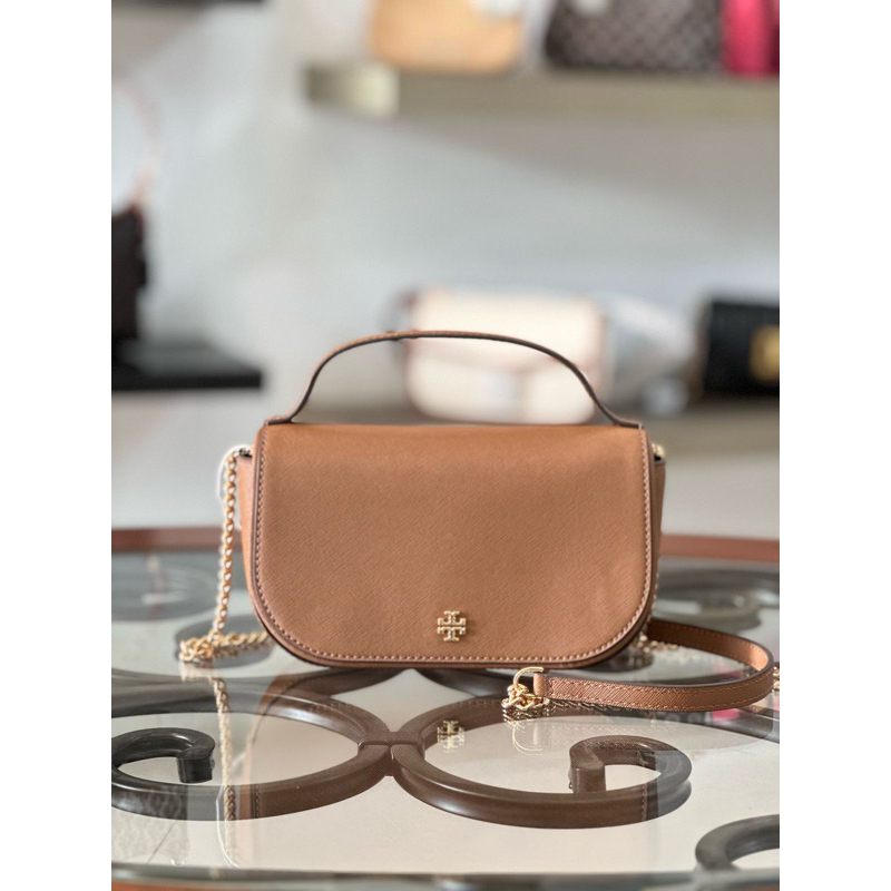 EMERSON TOP HANDLE CROSSBODY MOOSE