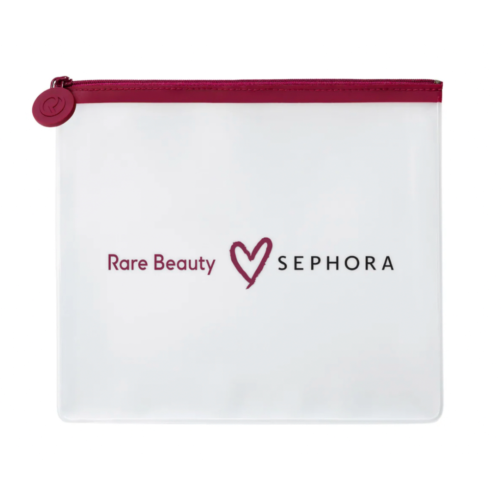 Rare Beauty by Selena Gomez Travel Makeup Pouch / zip bag tas kosmetik makeup bag make up case trave