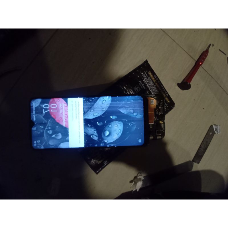 lcd oppo a15 ori copotan minus sperti gambar