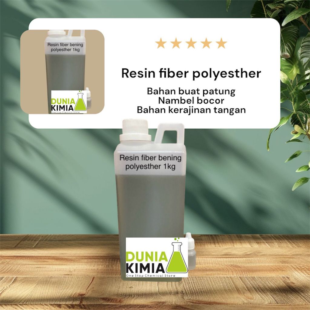 Resin Bening 108 1Kg + Katalis 20Gram - Resin Bening Polyesther - Resin Fiberglass