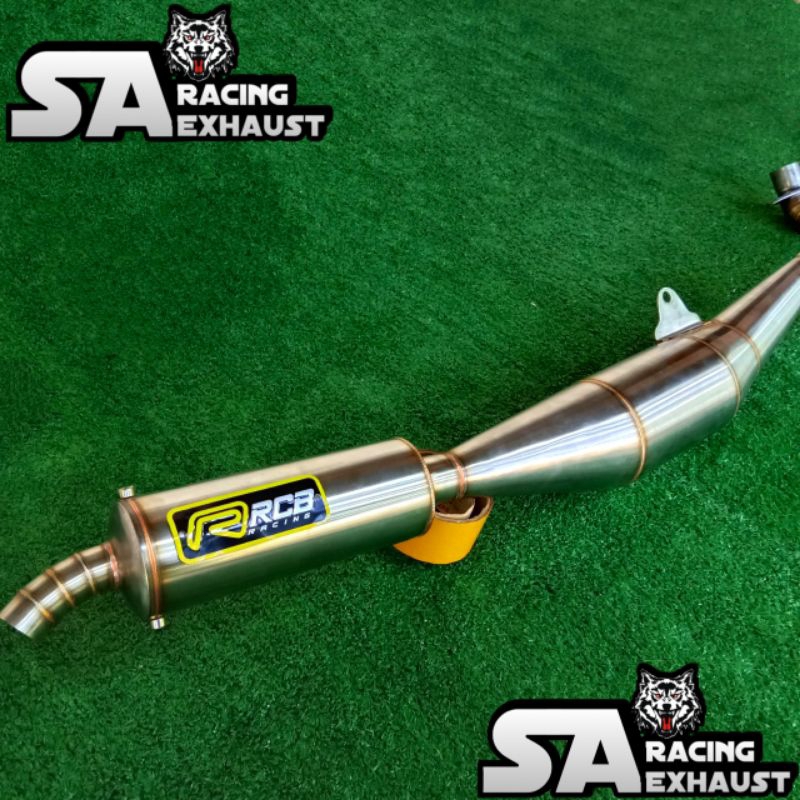 Knalpot Racing RCB Stainles Model Standar Pnp Yamaha Fiz R