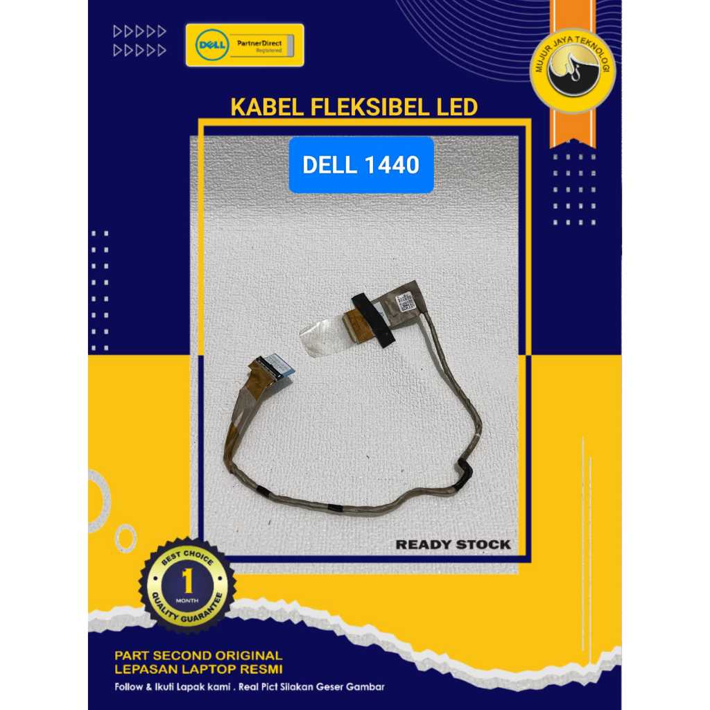 Kabel LED LCD Fleksibel LVDS Laptop  DELL Inspiron 1440 Wistron 50.4BK02.201 40 PIN Original