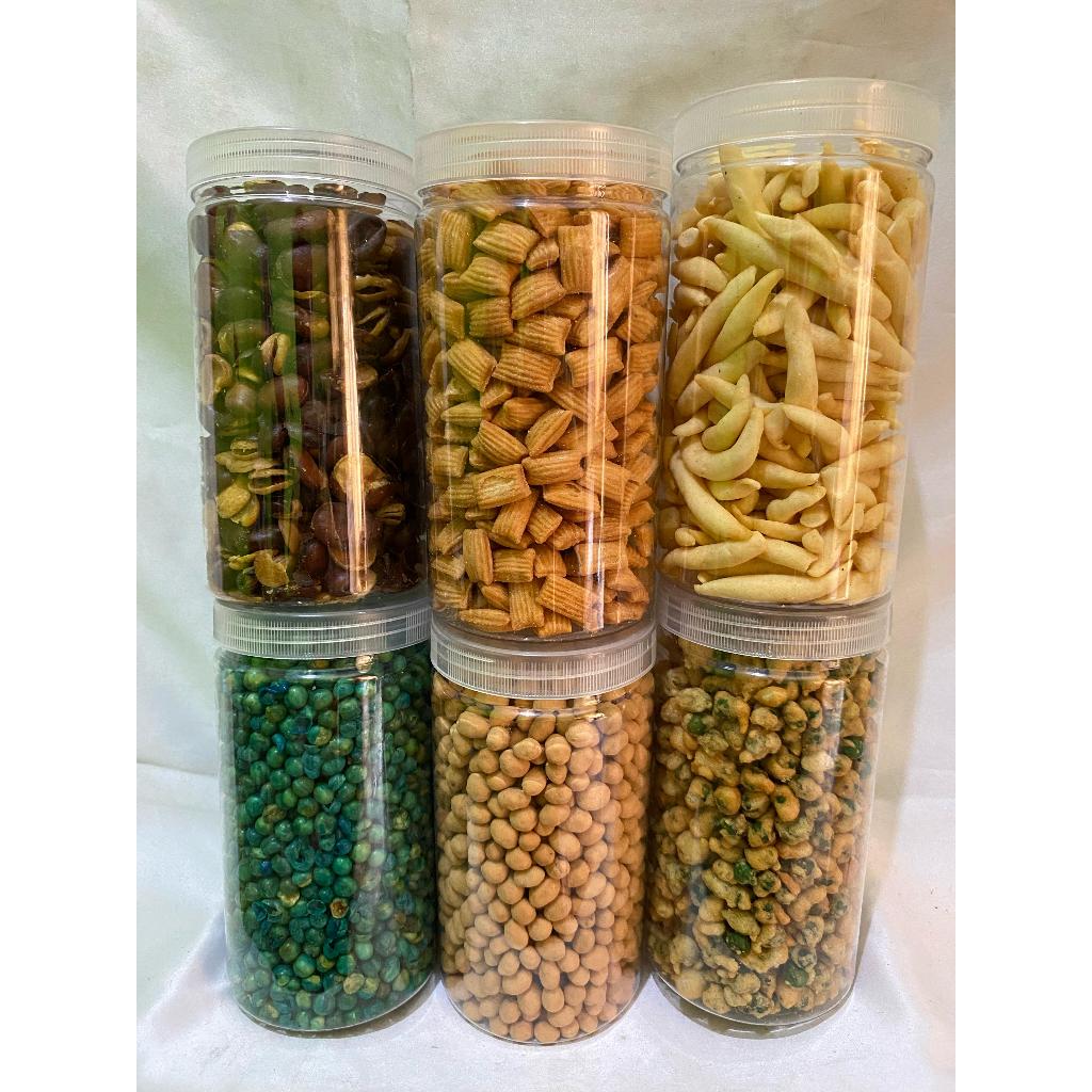 

Makanan Ringan Aneka Rasa Snack Cemilan Toples 1000ml - Pedas - Food Kering Keripik