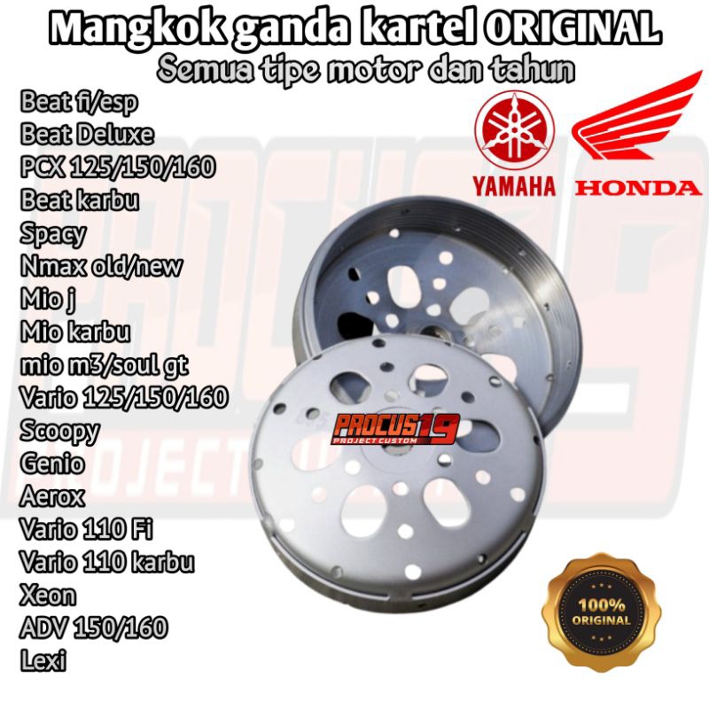 mangkok ganda kartel original