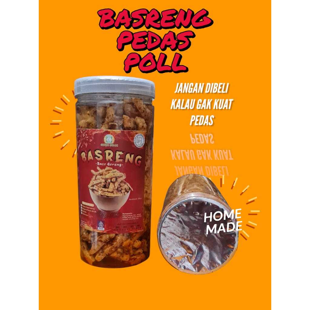 

basreng pedas jeletot top markotop daun jeruk chili oil 500gr toples