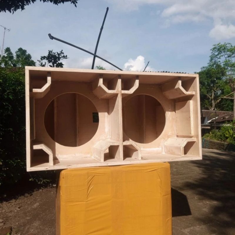 BOX SPEAKER 10 INCHI PLANAR BREWOG DOUBLE SUB WOOFER