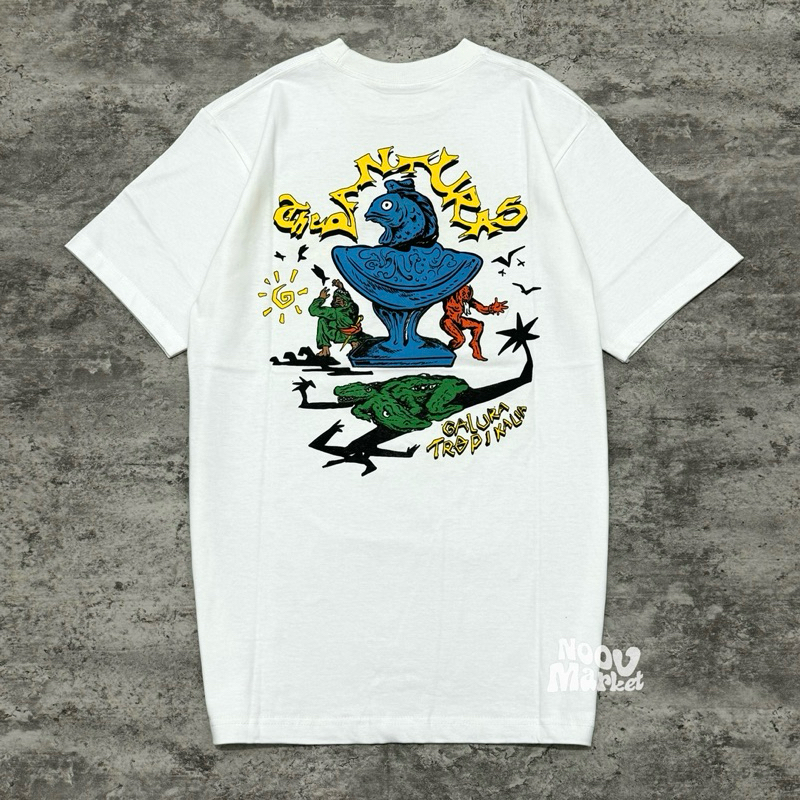 NOOV MUSIC Tshirt Baju Kaos The Panturas - Galura Tropikalia Tshirt - White | Official Merchandise