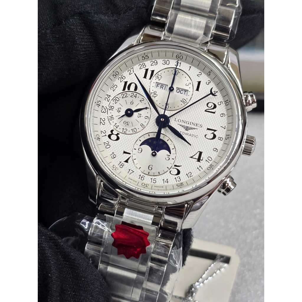Longines Master Collection Moonphase Chronograph – Jam Tangan Automatic Elegan & Mewah untuk Pria