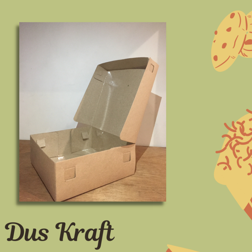 

Dus Kraft 18x18x7cm Non Laminasi Non Jendela / dus kotak / dus roti / dus barang / dus nasi