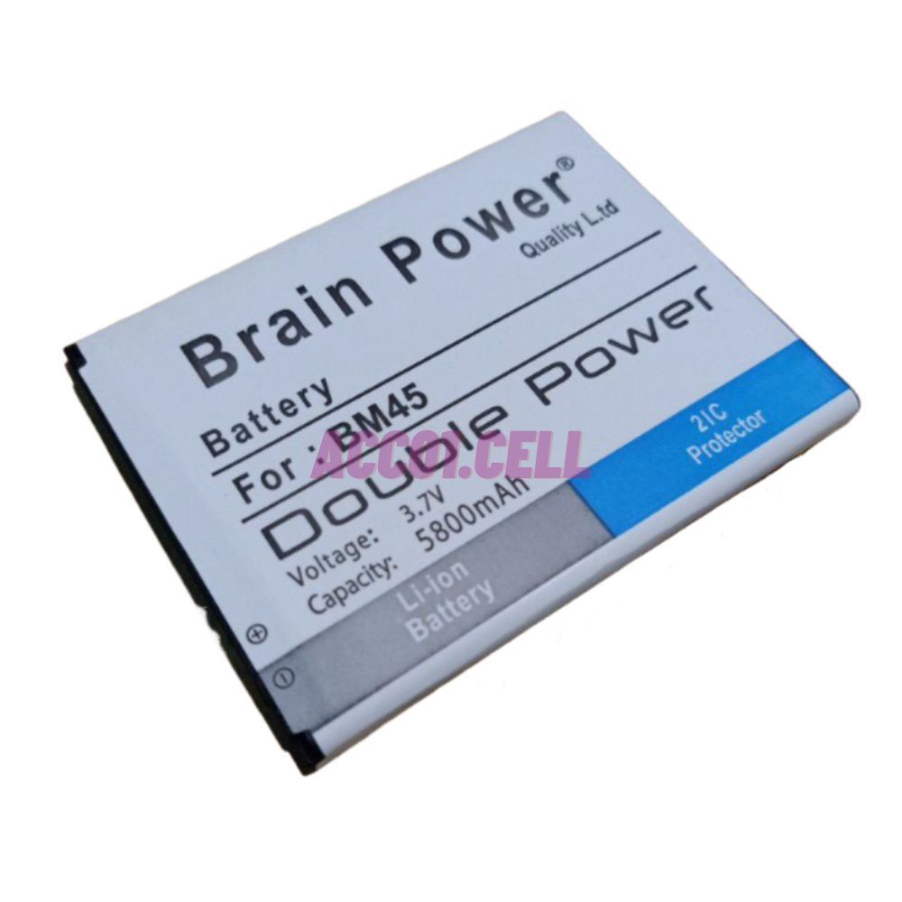 Baterai Suport Redmi Note 2 - BM45 Battery Batre Double IC Brain power
