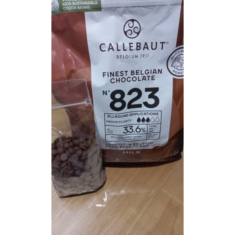 

Callebaut 823 milk 33,6% Milk per 250gr