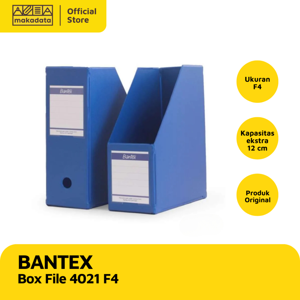 

BOX FILE | MAGAZINE FILE BANTEX 4021 12 CM EXTRA JUMBO FOLIO MURAH