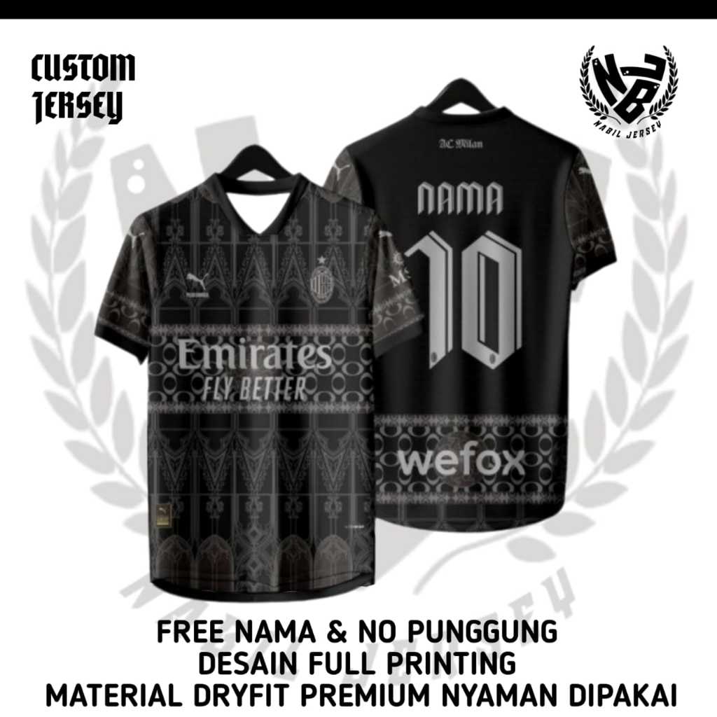 Jersey AC MILAN 4TH fourth 2024