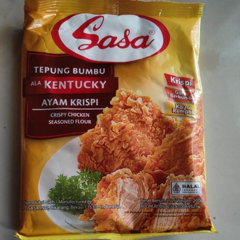 

Sasa tepung bumbu ayam krispi 200 gram