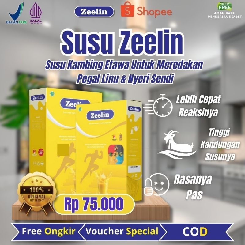 

Susu Zeelin 200gr Susu Kambing Etawa Nyeri Sendi dan Asam Urat