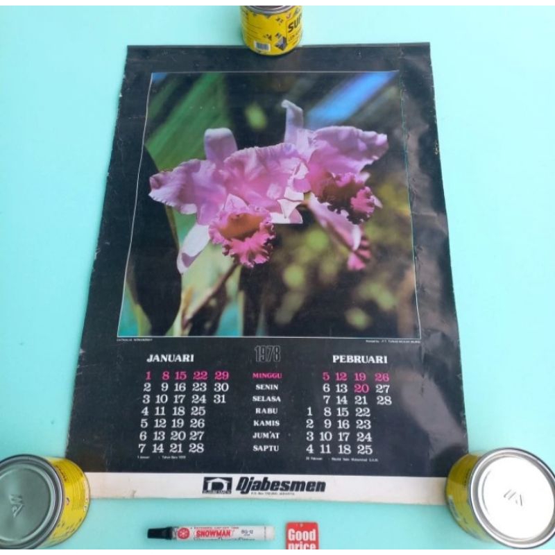 

Kalender 1978 gambar bunga anggrek