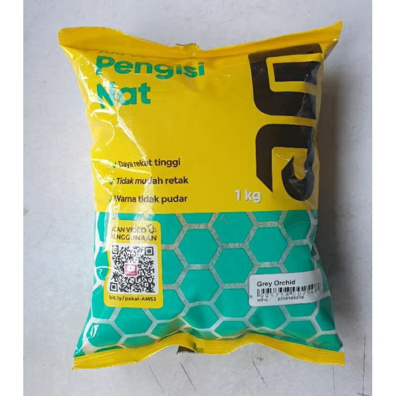 ✨Semen pengisi nat keramik tile grout AM 53 warna grey orchid/abu²