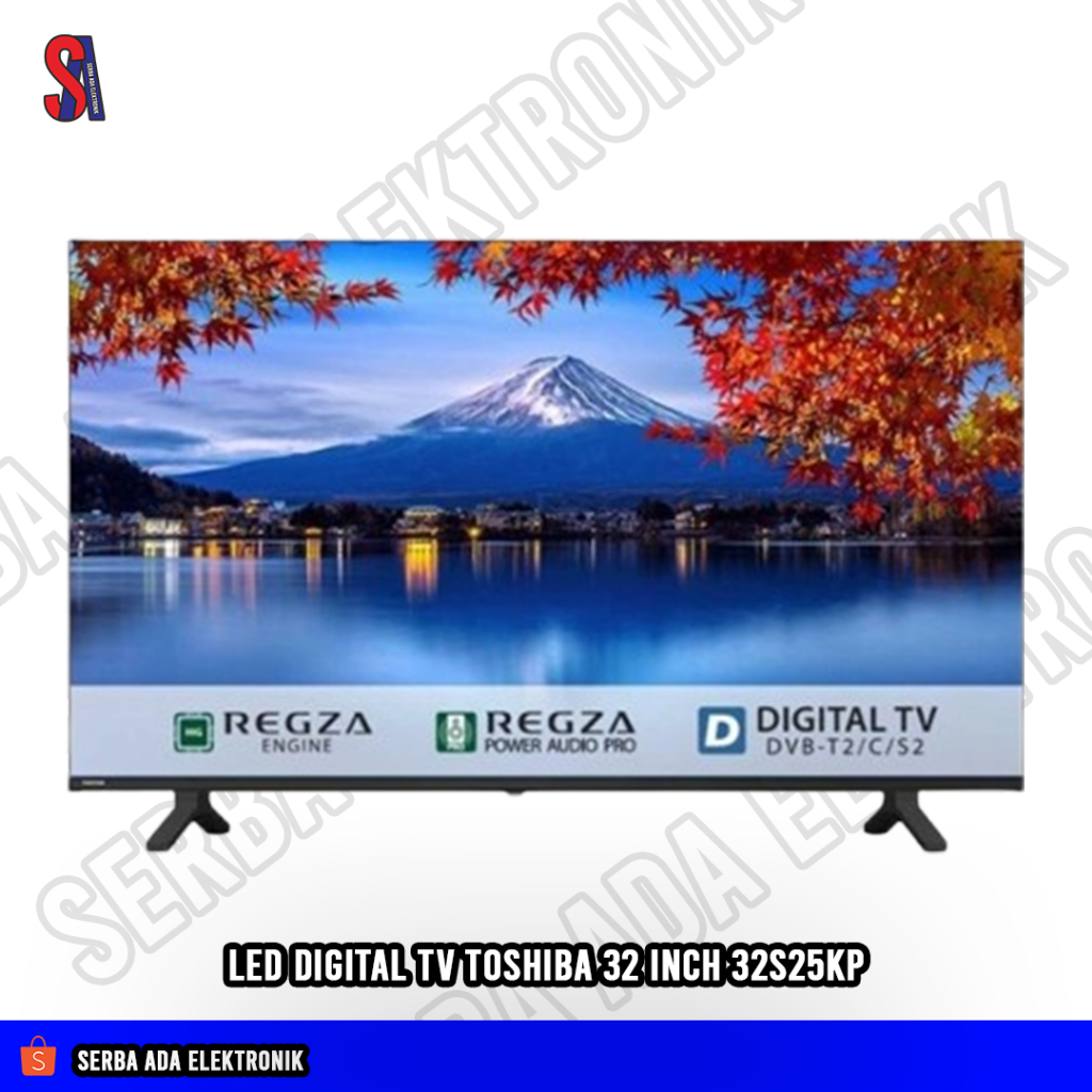 LED Digital TV Toshiba 32 Inch 32S25KP