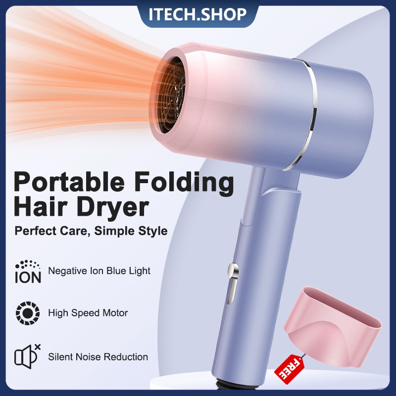 Pengering Rambut Pengering Rambut Lipat Pengering Rambut Cepat Kering