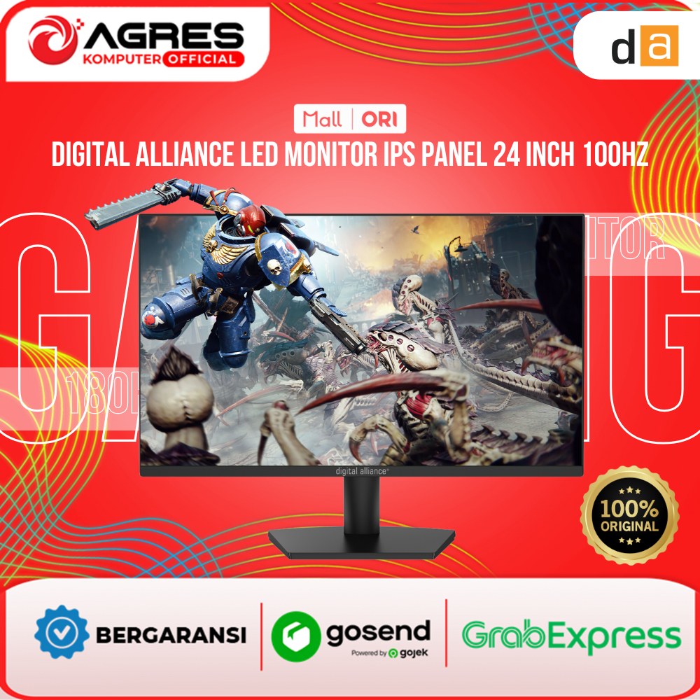 DIGITAL ALLIANCE LED MONITOR IPS PANEL 24 INCH 100HZ