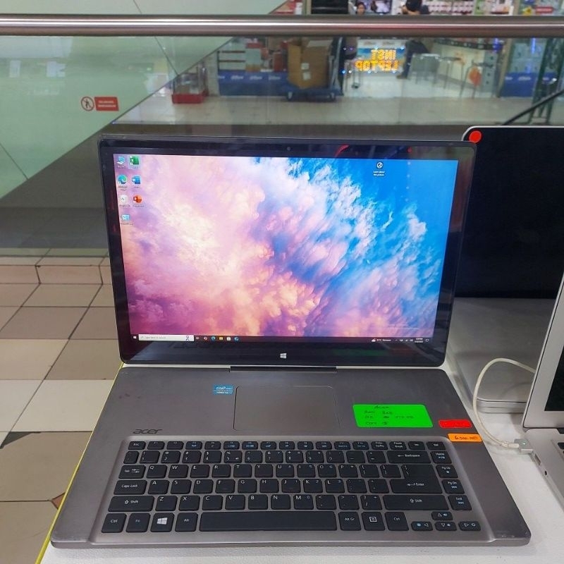 Laptop Acer core i5 3337U ram 8 gb ssd 512gb nvidia 750m aspire r7 571g  touch screen