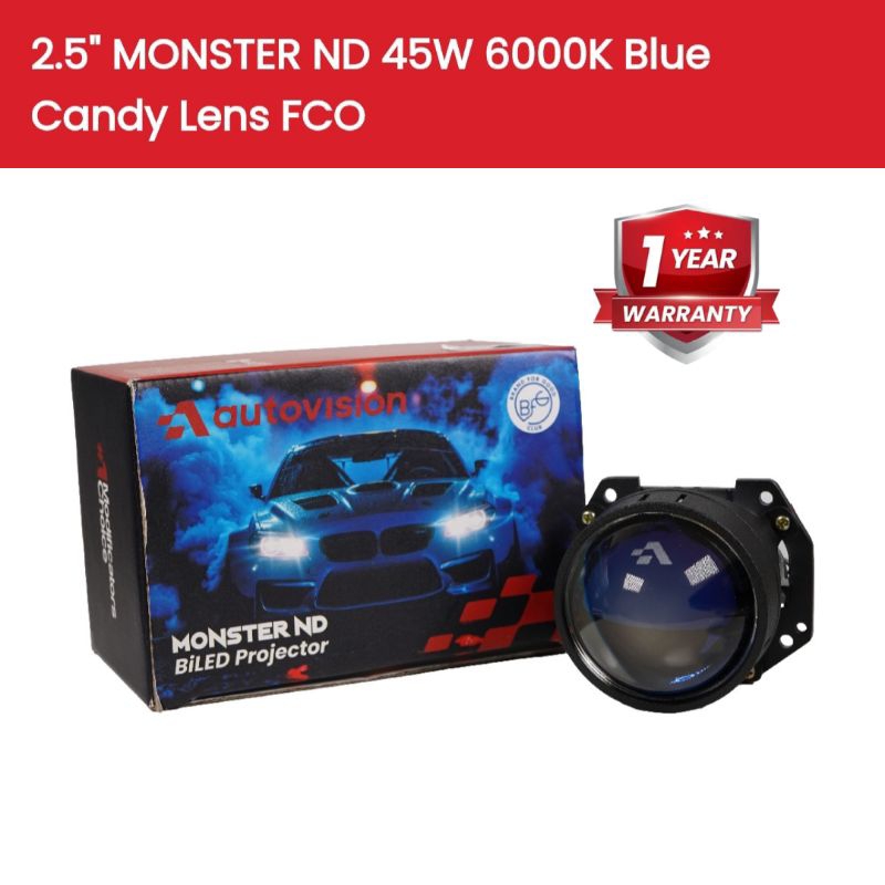 BILED mobil lampu Biled mobil motor lampu Biled motor Biled Projector 2,5" monster ND 40Watt Autovis