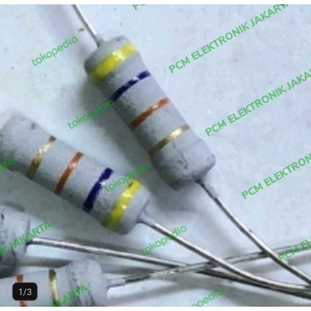 RE3067 resistor 2w 2watt 2wat 2 w wat watt 47k 47kilo ohm 47 k ohm kiloohm by PCM LTC GLODOK