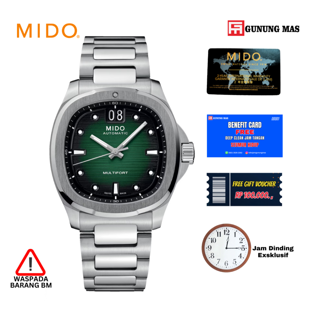 Jam Tangan Pria Jam Tangan Mido M0495261109100  Original 100%