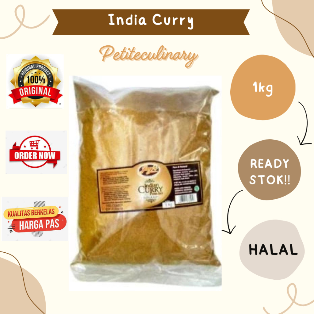 

INDIAN CURRY POWDER - KARI BUBUK INDIAN JAYS 1 KG HALAL ENAK PRAKTIS