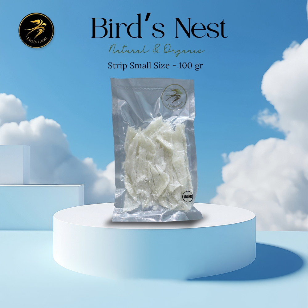 

Sarang Burung Walet Bersih Patahan Kecil (Strip Small PK3) 100 gr