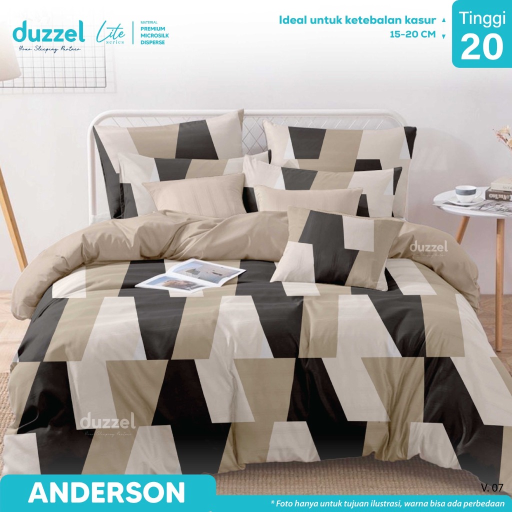 Duzzel Lite Sprei 140x200 Full Size Motif Aesthetic Minimalis