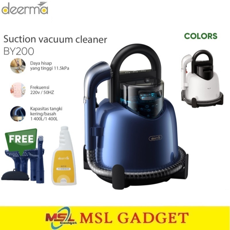 Deerma BY200 Vacuum Cleaner Wet & Dry Penyedot Debu Sofa Karpet Lantai