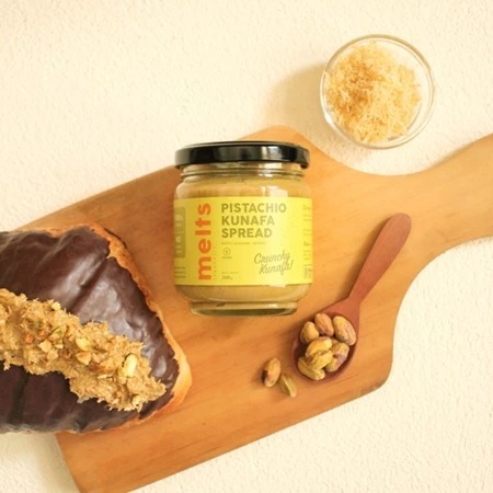 

Melts Pistachio Kunafa Spread 200gr