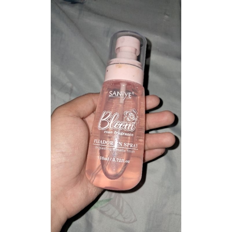 preloved setting spray saniye