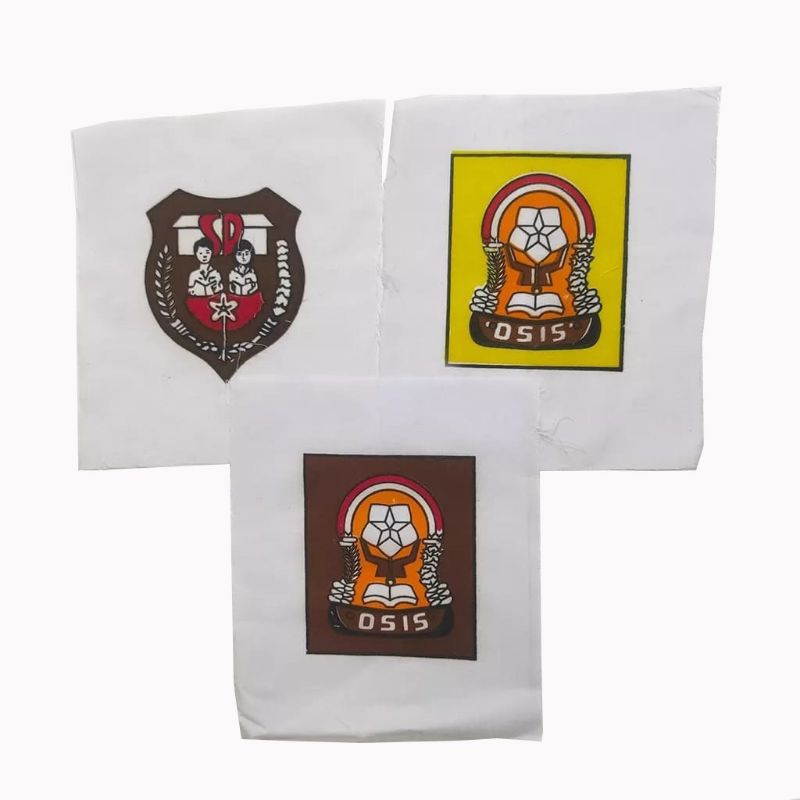 

Bet /Badge Sekolah SD, SMP, SMA Sablon