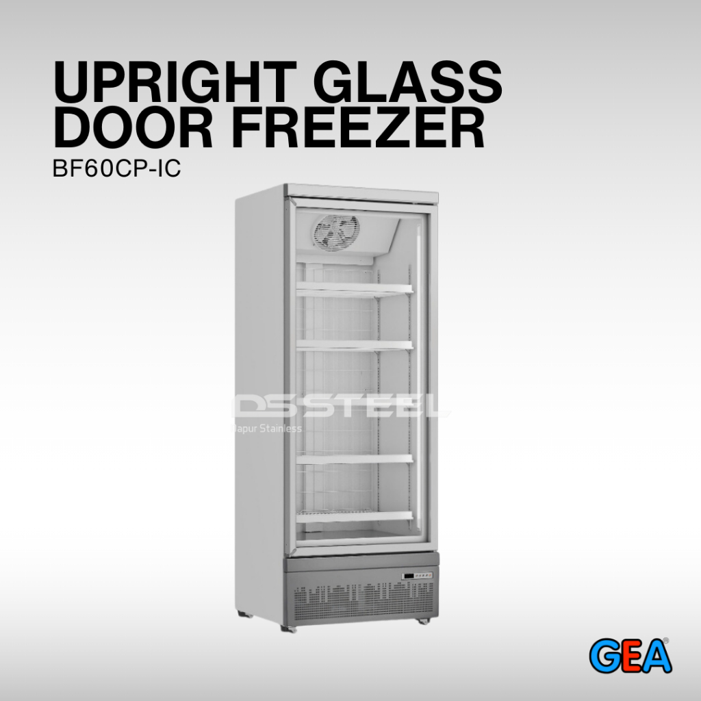 Up Right Freezer Glass Door  BF60CP-IC No Frost/ Upright Freezer