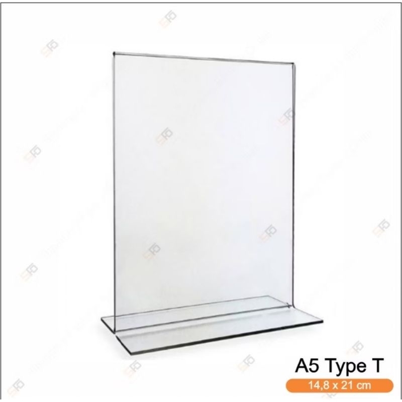 

Tent Card holder akrilik A5