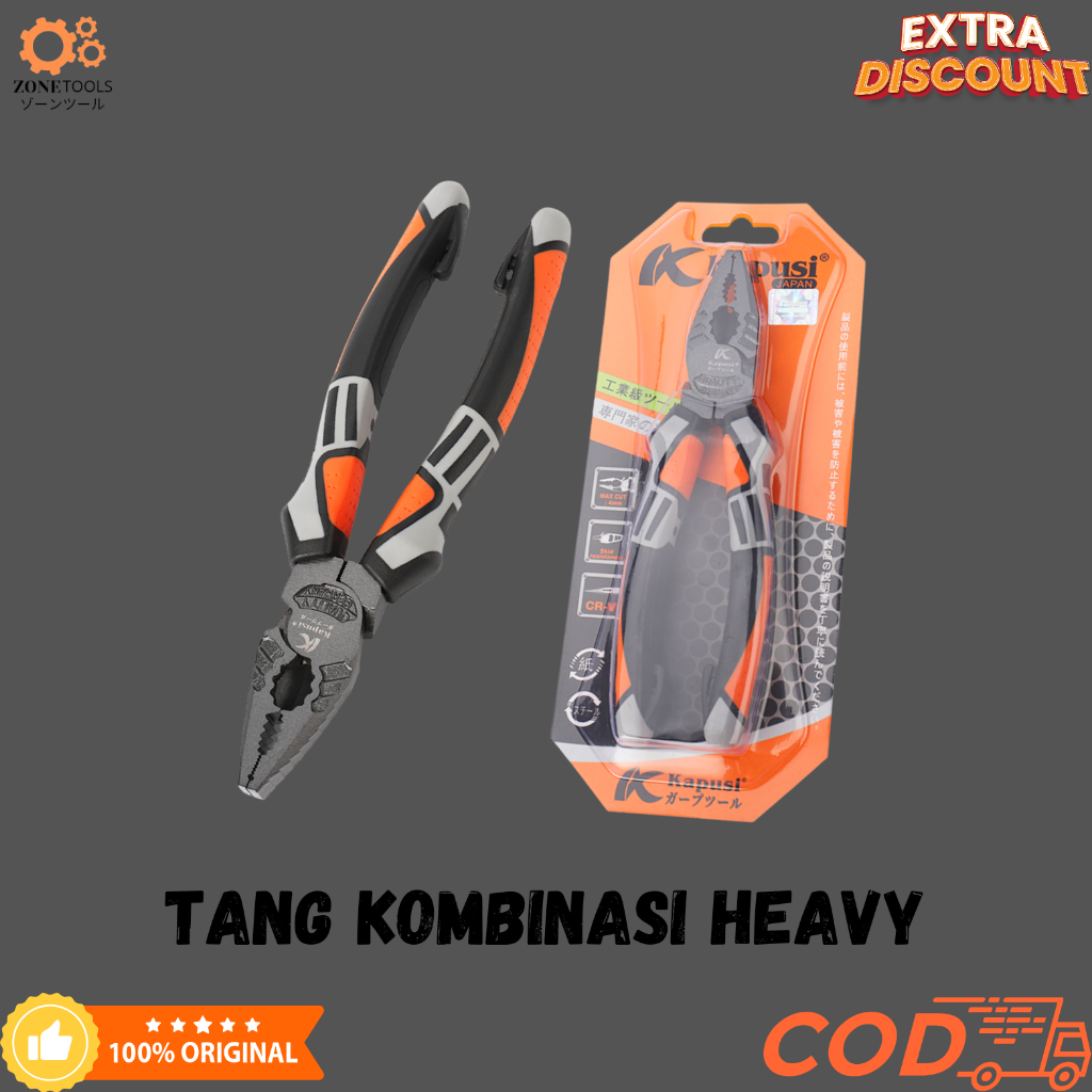 Kapusi Tang Kombinasi Heavy Duty/Combination Pliers 8inch