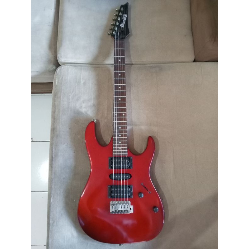 gitar merk Ibanez gio grx70 red asli original Made in Indonesia