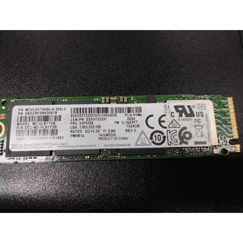SSD NVME Samsung bekas