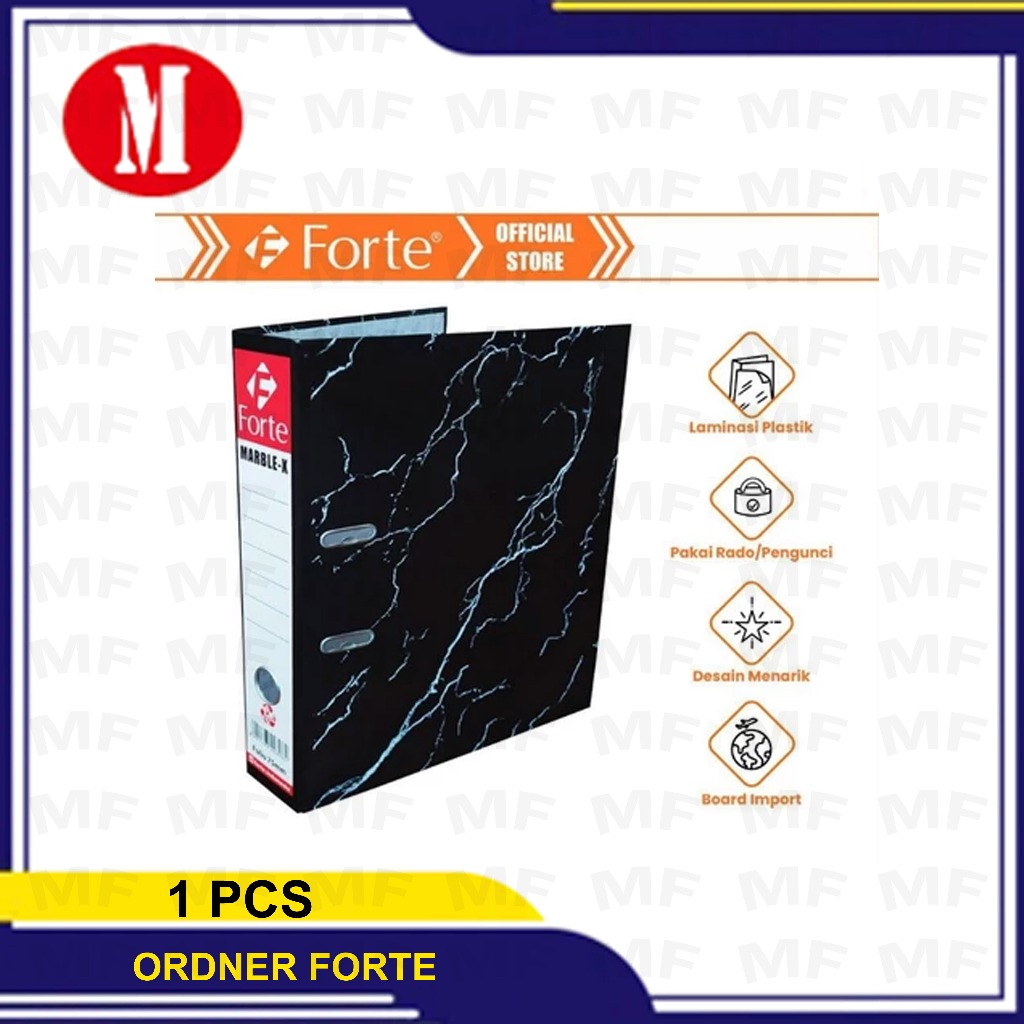 

Odner F4 Marble Forte 75mm pcs