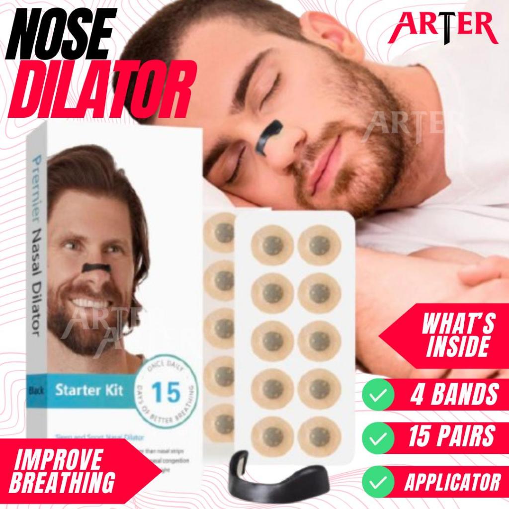 ARTER Nasal Dilator Magnetic Patch Nose Dilator Starter Set 15 Pasang Alat Bantu Olahraga Alat Anti 