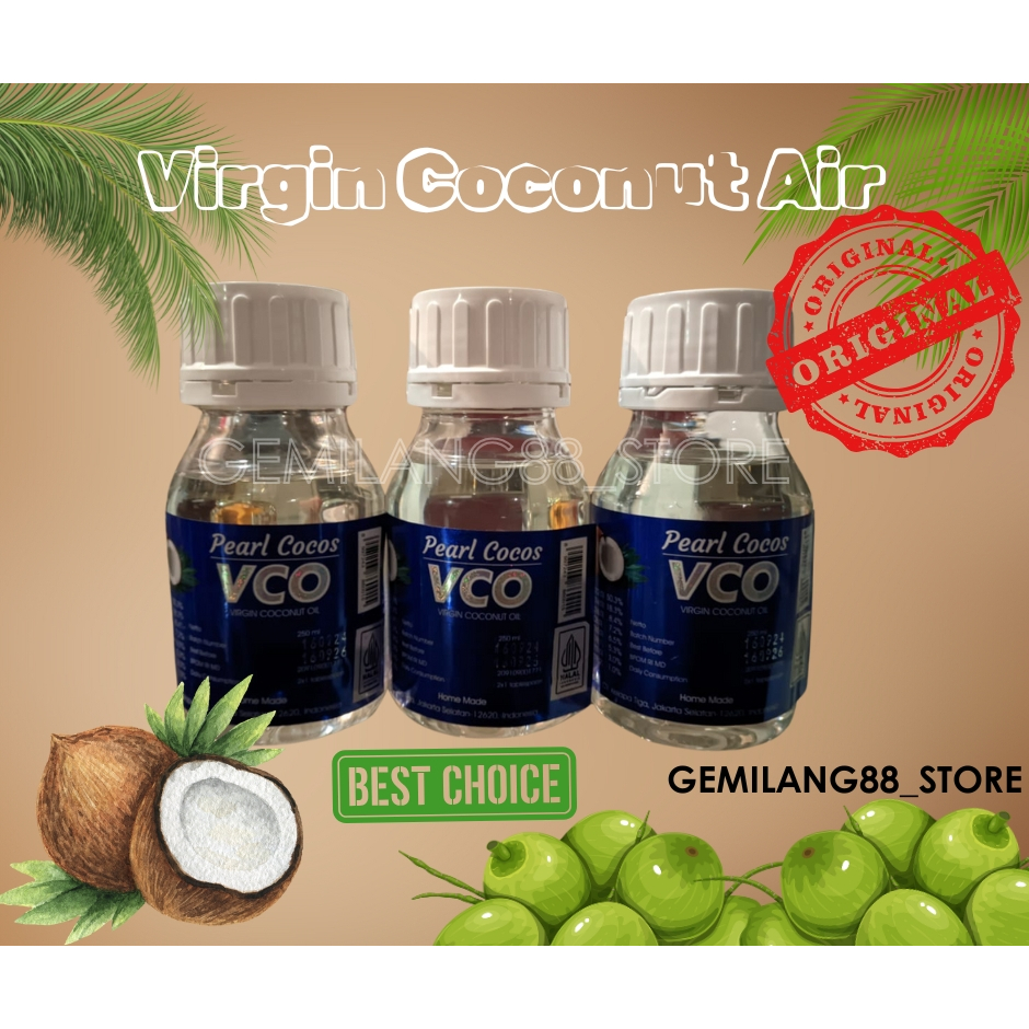 

Pearl Cocos VCO Virgin Coconut Oil 250ml